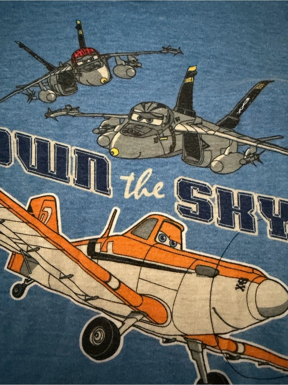 Disney Planes Dusty Crophopper pajamas Size 5T
